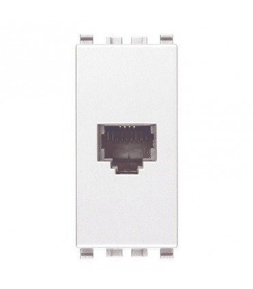Vimar Eikon Telefonbuchse weiß RJ11 20320.B
