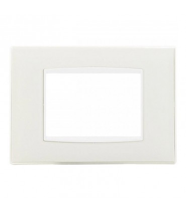 Teller Vimar Eikon weiß 3 Module Eis Classic Reflex 20653.B41