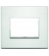 Platte Vimar Eikon Evo 3 Module Aluminium blank 21653.01