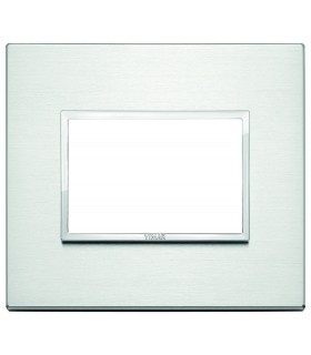 Platte Vimar Eikon Evo 3 Module Aluminium blank 21653.01