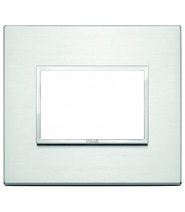 Platte Vimar Eikon Evo 3 Module Aluminium blank 21653.01