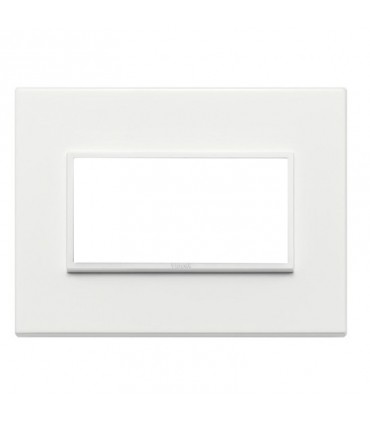 Platte 4 Module Vimar Eikon EVO gesamt weiß 21654.17