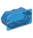 Unterputzdose Vimar 4 Module hellblau Wände V71704