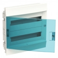 ABB Unterputz-Schaltschrank 36 Module IP41 Tür blau petrolweiß 2 Reihen 41A18X22
