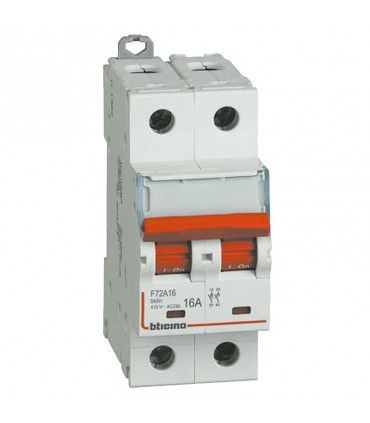 Bticino 16A 2-poliger modularer Trennschalter F72A16
