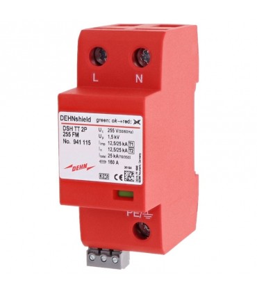 Dehn T1/T2 2-poliger Überspannungsableiter 25KA 941115