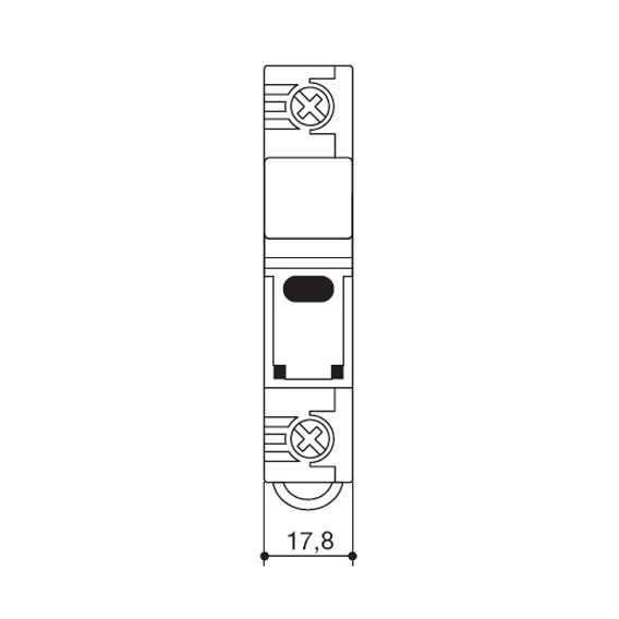 Italweber BCH Sektional-Sicherungshalter für Sicherungen 10,3 x 38 mm 2301038