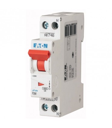 Eaton Leitungsschutzschalter Kit 10A 1P+N  4,5KA 1 Modul 263190