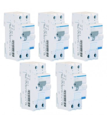 Hager FI- und LS Schalter Kit 1P+N 30MA 16A ADC816H