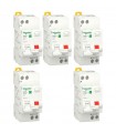 Schneider 2 Module FI- und LS-Schalter Kit 10A 1P+N 30MA AC 4.5KA R9D60610