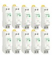 Schneider 1 Modul Leitungsschutzschalter Kit 16A 1P+N 4.5KA C R9P35616