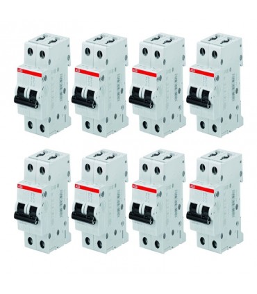 Abb Leitungsschutzschalter Kit 1+N 2 Module 1P+N 4,5KA 16A S598392