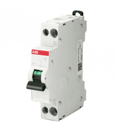 Abb Leitungsschutzschalter Kit 1 Modul 1P+N 4,5KA 6A SN201LC6