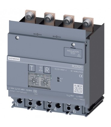 Siemens 160A Typ A 4P Differenzstrom-Schutzgerät 3VA91140RL20