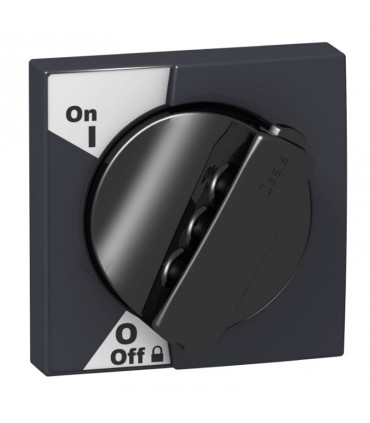 Schneider schwarzer Drehknopf für IC60 A9A27005