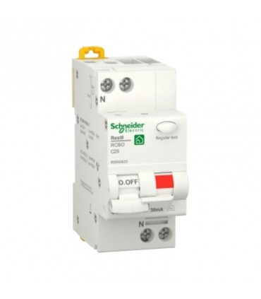 Schneider 25A 30MA 1P+N AC 4.5KA Fehlerstrom-Schutzschalter 2 Module R9D60625