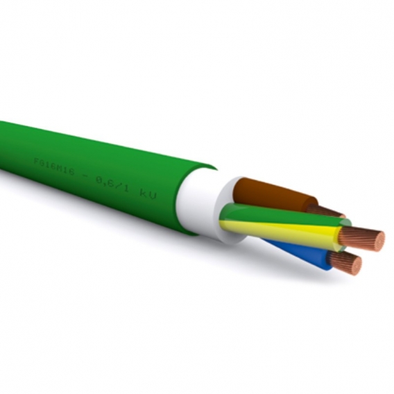 Kabel Doppelt isoliert Afumex 24X1,5mmq 1 Meter Gelb Grün FG16OM1624G1,5