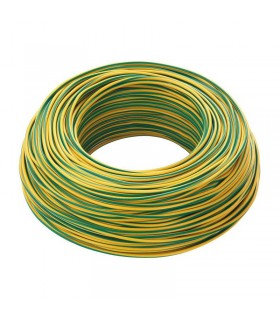 Kabel FG17 1X1,5mmq 450/750V Gelb/Grün 100 Meter