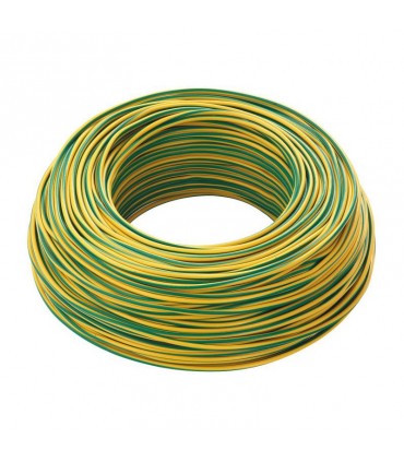 Kabel FG17 1X2,5mmq 450/750V Gelb/Grün 100 Meter