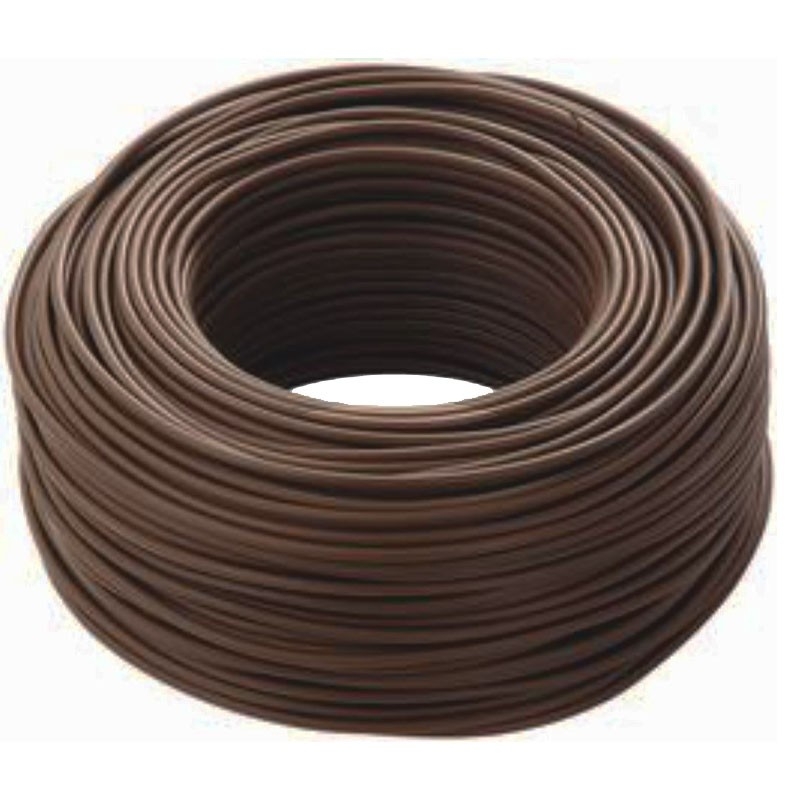 CAVI Einzelader-Kabel – 100 M, Braun, 2,5 Mm², 450/750V, Für Elektroinstallationen