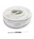 FTE Koaxialkabel für TVSAT 5mm aus PVC, weiß, 100 Meter K120EE