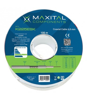 FTE TV-Koaxialkabel 6,8mm CU PVC ECA