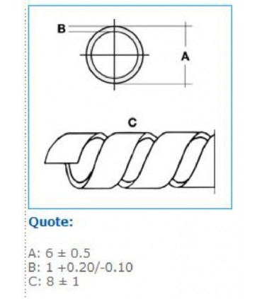 Spiralite rundum-Bocchiotti 4X6 transparent 25 M B00962