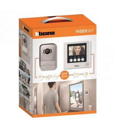 Bticino Plug in Easy 2-Drähte Video-Türsprechanlage mit 4,3 Zoll 316913