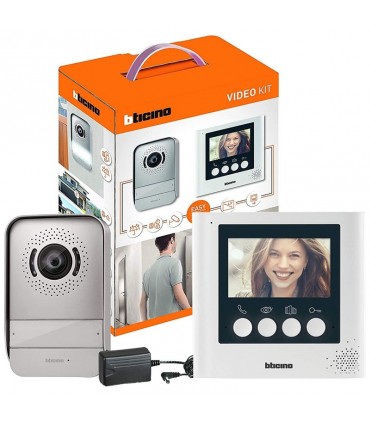Bticino Plug in Easy 2-Drähte Video-Türsprechanlage mit 4,3 Zoll 316913