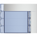 BTICINO Abdeckung für Ruftastenmodule von SFERA Aluminium, 3 Ruftasten, Farbe: Allmetal 352031