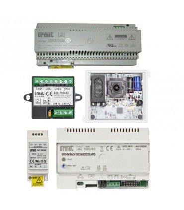 Grundausstattung Urmet Alpha Callme Multiuser Video-Zugangssystem 1783/824