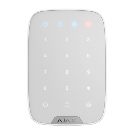 Touch-Tastatur für den Innenbereich zur Verwaltung des Ajax-Sicherheitssystems, weiß AJ-KEYPAD-W