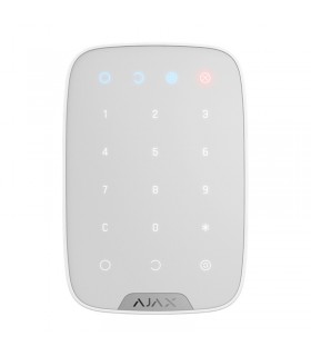 Touch-Tastatur für den Innenbereich zur Verwaltung des Ajax-Sicherheitssystems, weiß AJ-KEYPAD-W