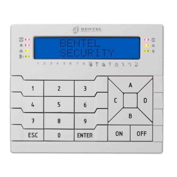 Bentel PREMIUM LCD Tastatur mit PROXI PREMIUM LCD BKP-LCD