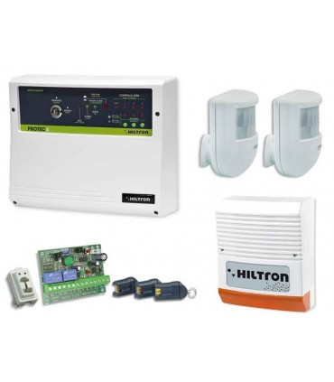 Hiltron KIT 2-Zonen Einbruchmeldeanlage KPROTEC4