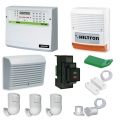 Hiltron Protec 8-Zonen-GSM-Alarm-Kit mit Sirene, Detektoren, Lesegeräten und Schlüsseln KPROTEC8GSM