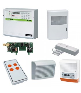 Hiltron XR Alarm Kit über Funk Protec8GSM Steuereinheit und KXR8GSMA Zubehör
