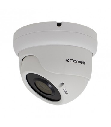AHD / TVI / CVI / CVBS (960H) Minidome Day & Night Comelit, 2,8 ÷ 12 mm Varioobjektiv, IR30M AHDCAMS08VA