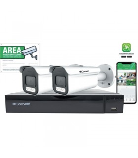 Videoüberwachungskit Comelit Smart IP 5MP 8 Kanäle Optik 2.7-13.5mm IPKIT008S05PB