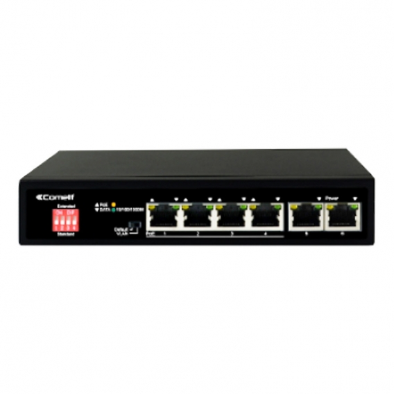 PoE + 2-Gigabit-Uplink-Netzwerk-Switch mit 4 Ports. IPSWP06N01A