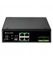Comelit 4-Port PoE + 2 SFP Gigabit Netzwerk-Switch auf DIN-Schiene IPSWP06N02A