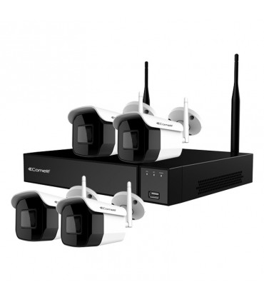 Wi-Fi Videoüberwachungset Comelit-NVR 4-kanal und 4 bullet WIKIT004S02NA