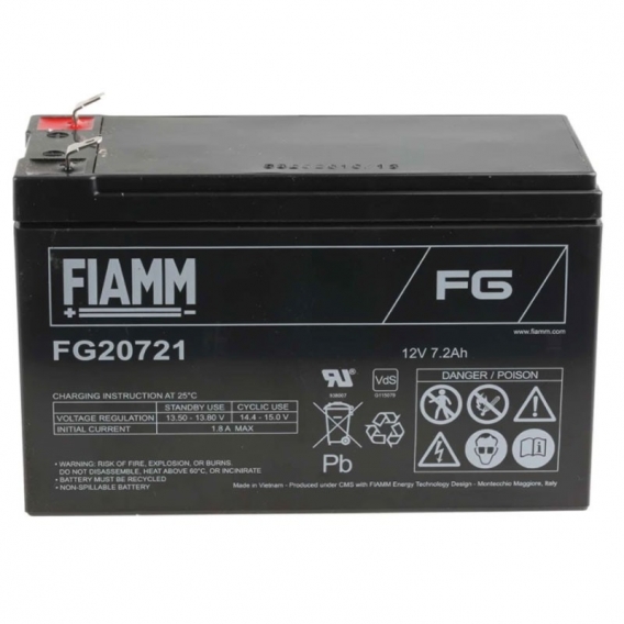Fiamm 12V 7Ah FG20721 Bleibatterie