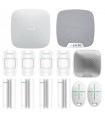 Ajax Wireless Alarm Kit mit Hub 100 Zone Control Panel Weiß