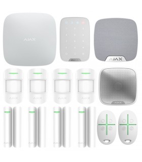 More about Ajax Wireless Alarm Kit mit Hub2 plus 4G 2 SIM WLAN Steuergerät weiß