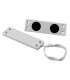 Ultraflacher Magnetkontakt Lince White für Aluminium 1001