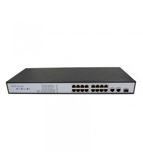 Urmet Switch PoE 16+2 Anschlusse full Gigabit 1093/833