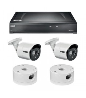 Urmet IP Kit Videoüberwachung 5M mit NVR 4 Kanäle 4K POE 1098/854
