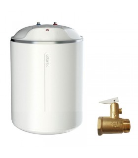Atlantic elektrischer Warmwasserbereiter Ego 10 Liter, Vertikal unter den Waschbecken 821247