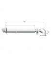 Ariston Kit für koaxialer Abfluss 1000 60/100 3318073